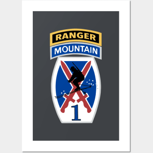 10th Mountain Division 1st Brigade Ranger Posters and Art